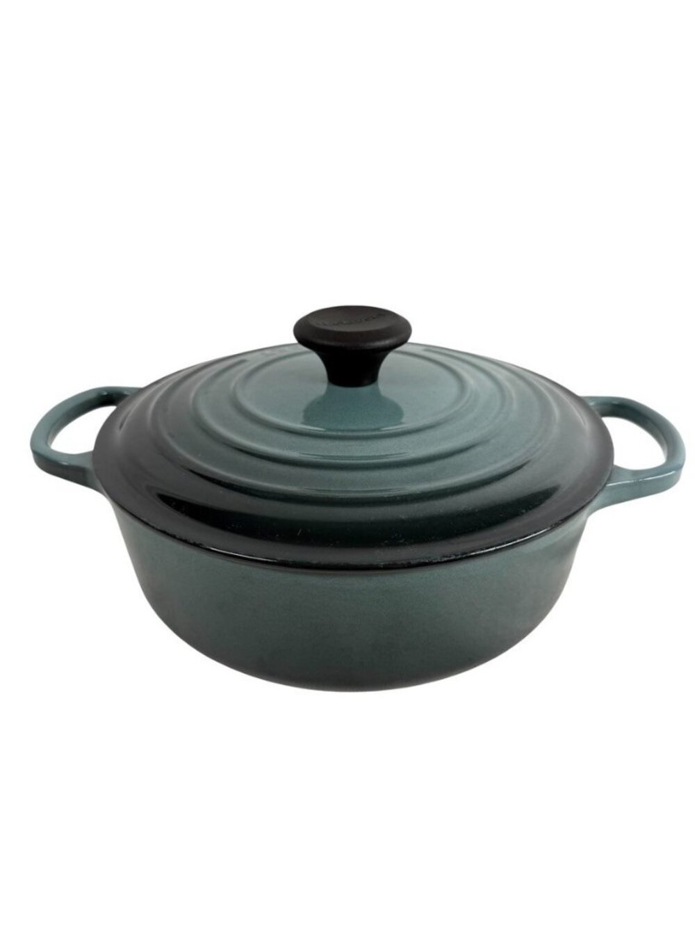 Le Creuset 24cm Wide Round Dutch Oven Ocean 3.5 Qt